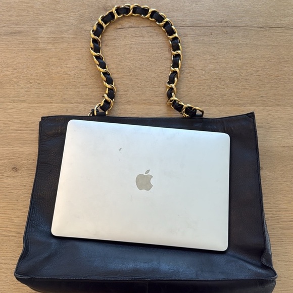 Chanel Black Leather Tote Bag - Picture 13 of 13